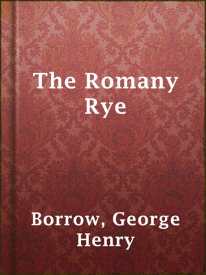 cover image of The Romany Rye